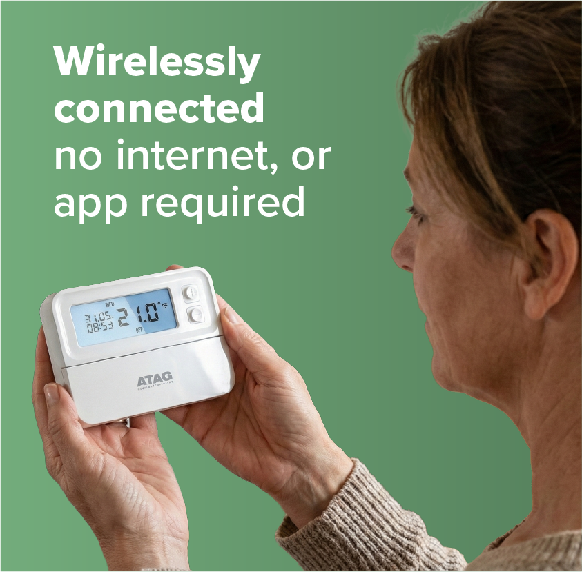 Wirelessly connected - no internet or app required