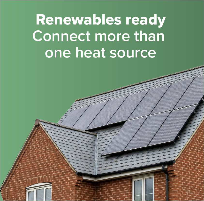 Renewables ready - Connect more than one heat source