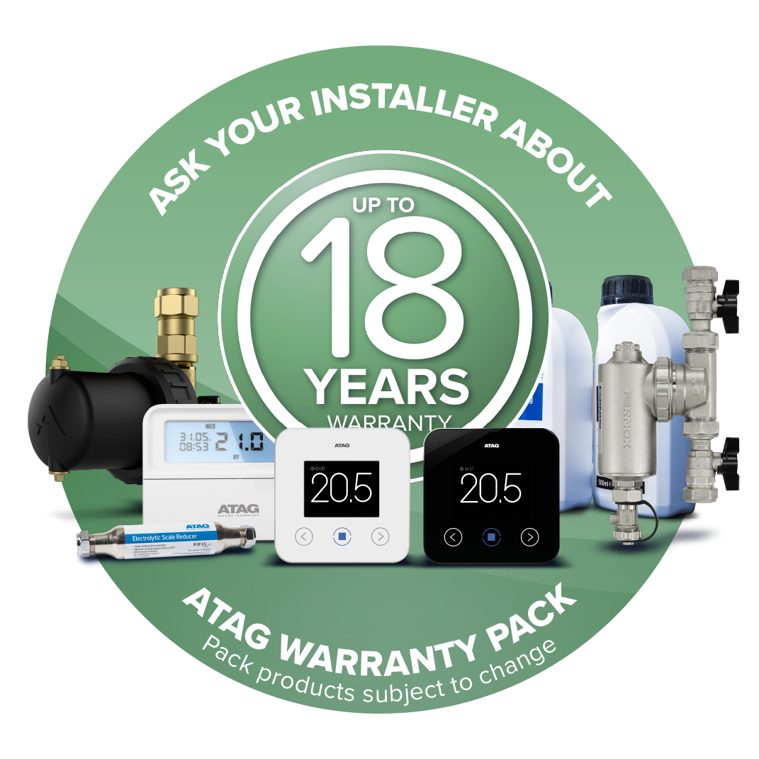 Ask your installer about the complete care pack. Up to 18 years warranty